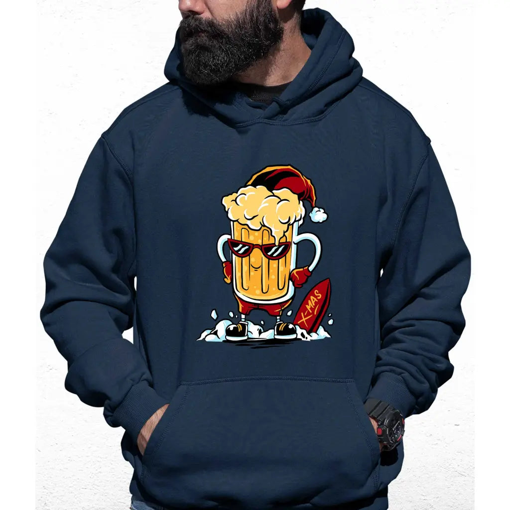 Beer Santa Colour Hoodie - Tshirtpark.com