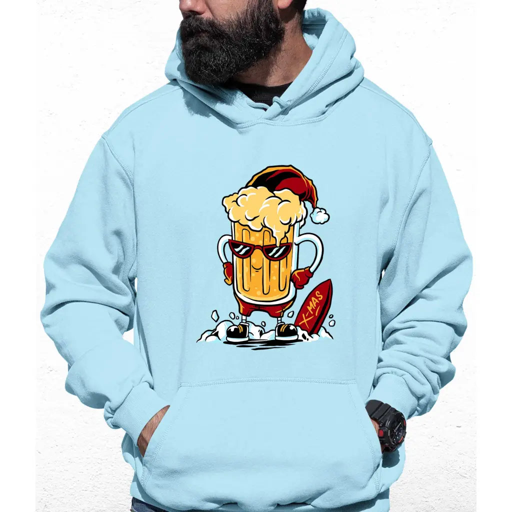 Beer Santa Colour Hoodie - Tshirtpark.com