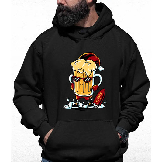 Beer Santa Colour Hoodie - Tshirtpark.com