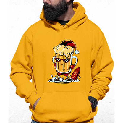 Beer Santa Colour Hoodie - Tshirtpark.com