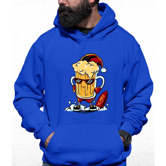 Beer Santa Colour Hoodie - Tshirtpark.com