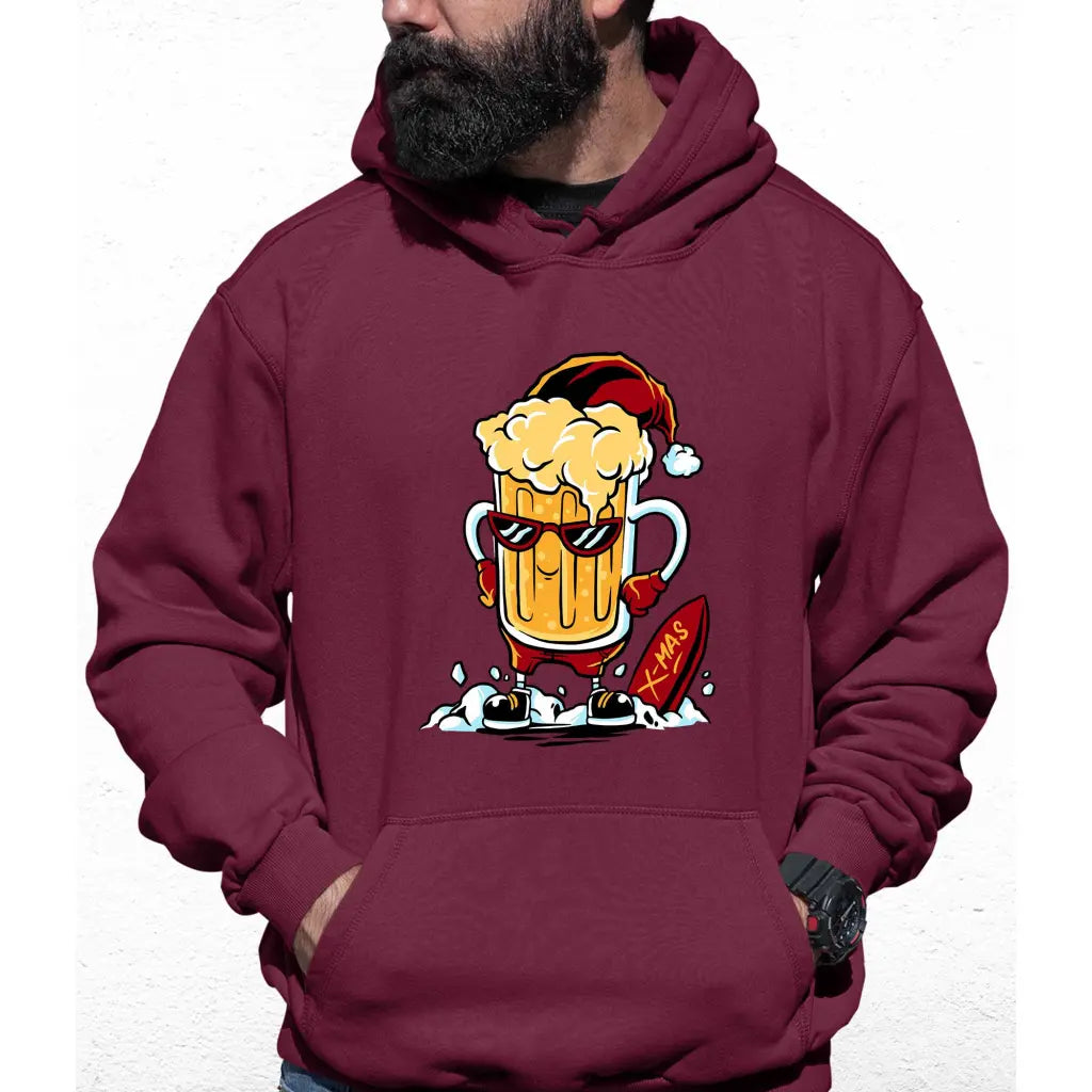 Beer Santa Colour Hoodie - Tshirtpark.com