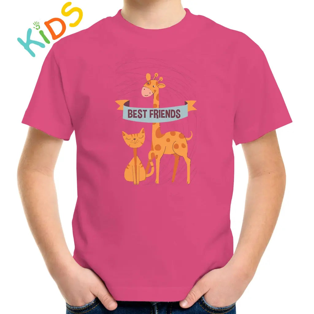 Best Friends Giraffe Kids T-shirt - Tshirtpark.com