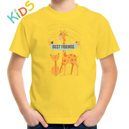 Best Friends Giraffe Kids T-shirt - Tshirtpark.com