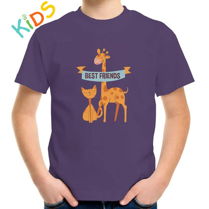 Best Friends Giraffe Kids T-shirt - Tshirtpark.com