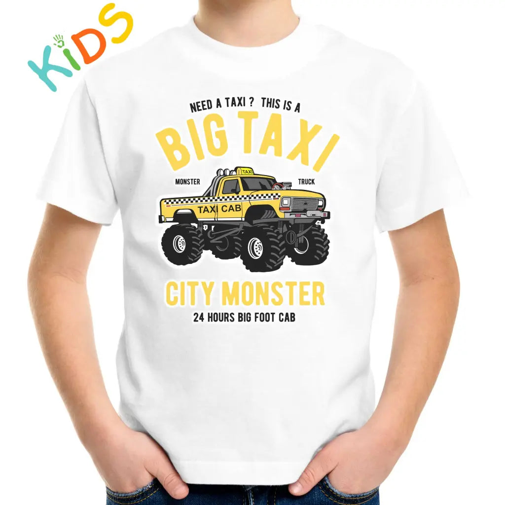 Big Taxi Kids T-shirt - Tshirtpark.com