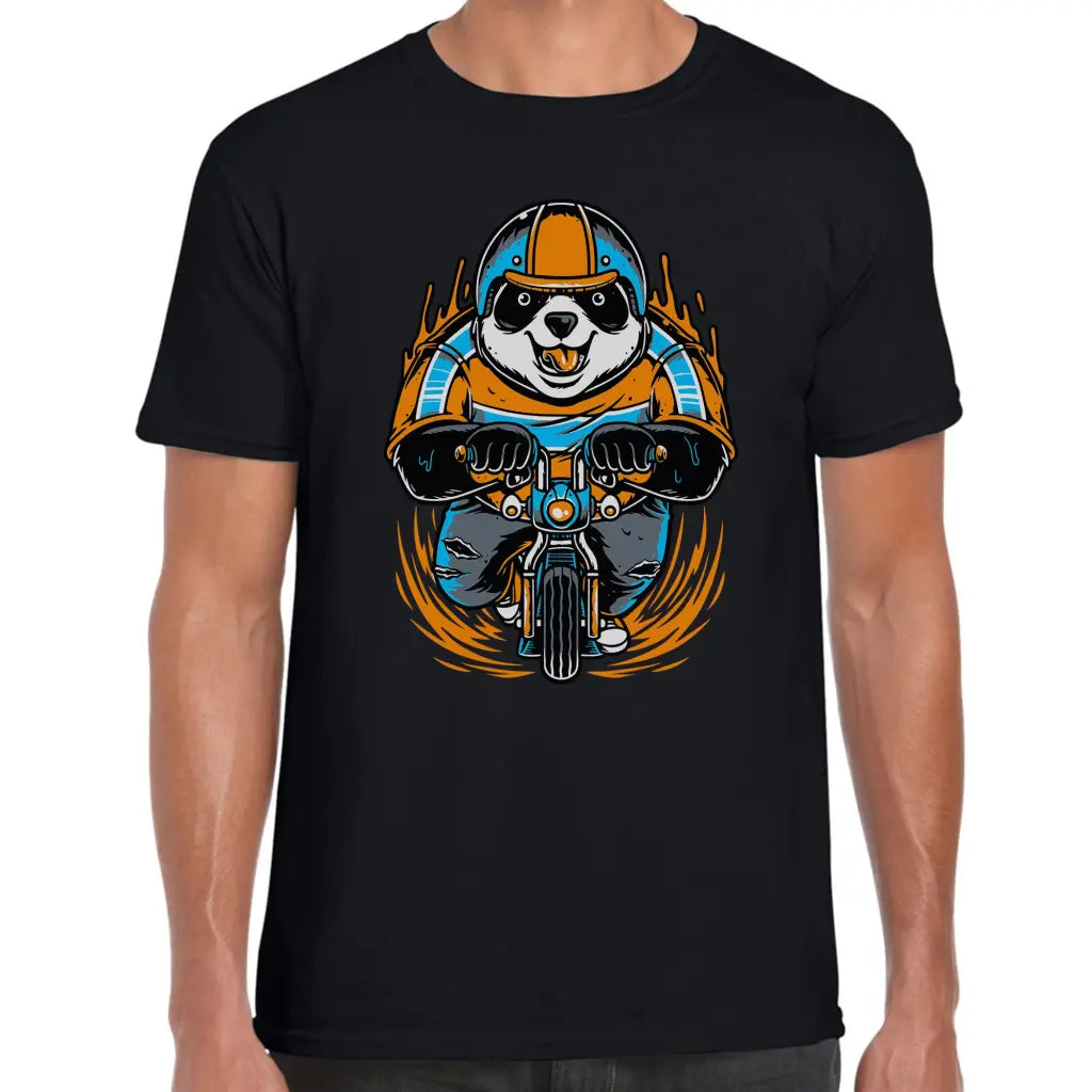 Biker Panda T-Shirt - Tshirtpark.com