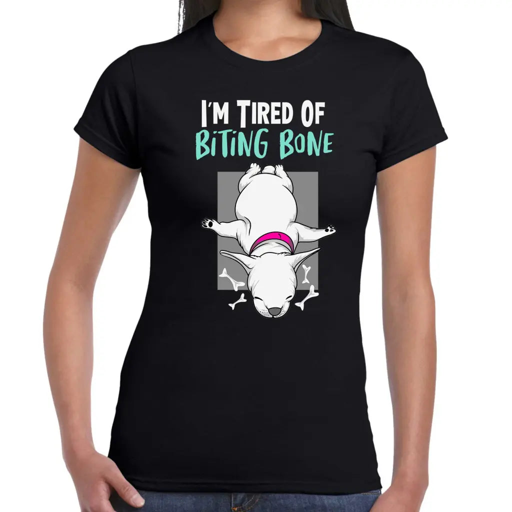 Biting Bone Ladies T-shirt - Tshirtpark.com