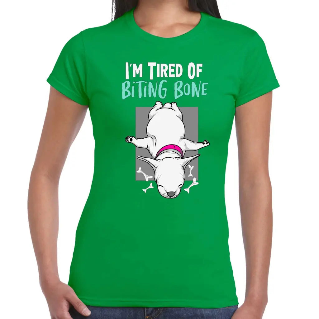 Biting Bone Ladies T-shirt - Tshirtpark.com