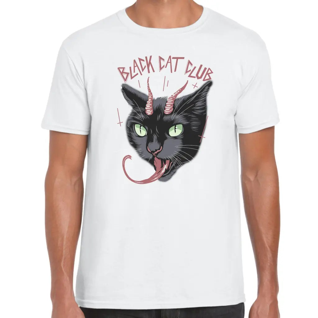 Black Cat Club T-Shirt - Tshirtpark.com