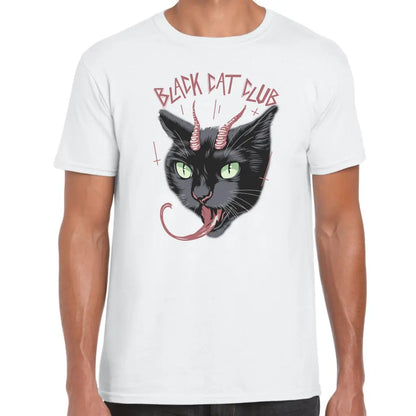 Black Cat Club T-Shirt - Tshirtpark.com