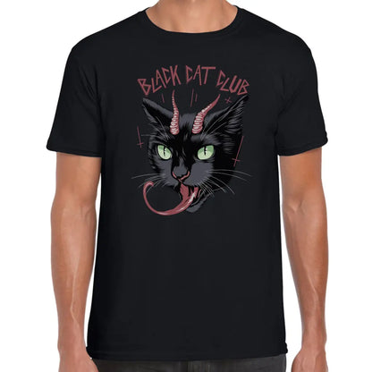 Black Cat Club T-Shirt - Tshirtpark.com