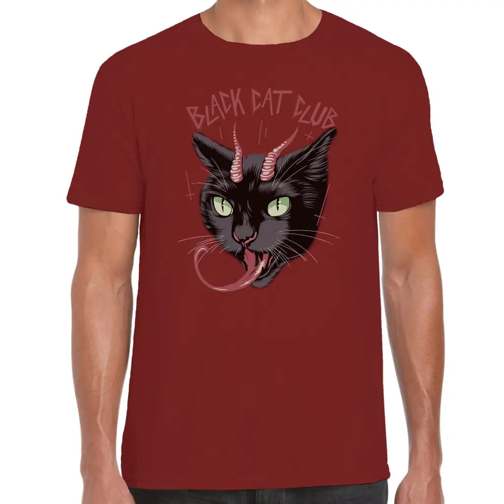 Black Cat Club T-Shirt - Tshirtpark.com