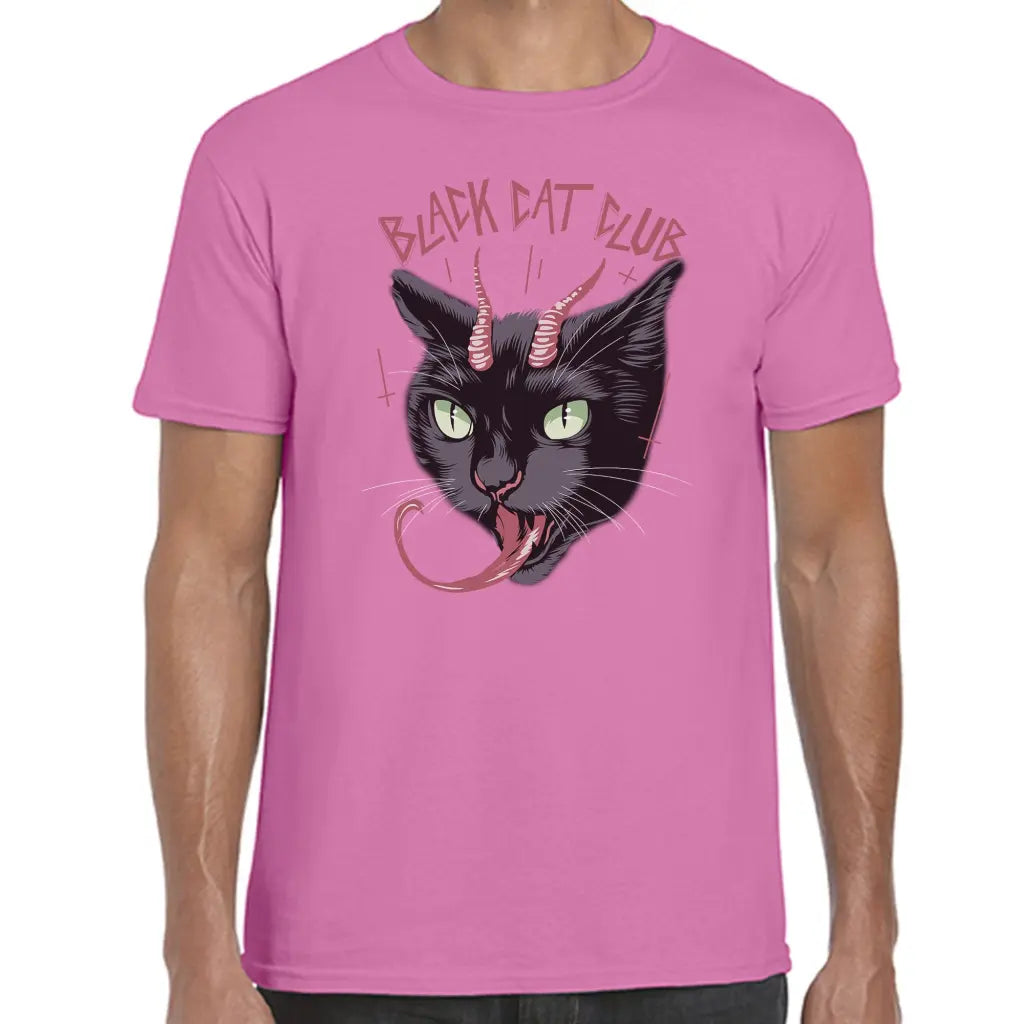 Black Cat Club T-Shirt - Tshirtpark.com