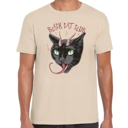 Black Cat Club T-Shirt - Tshirtpark.com