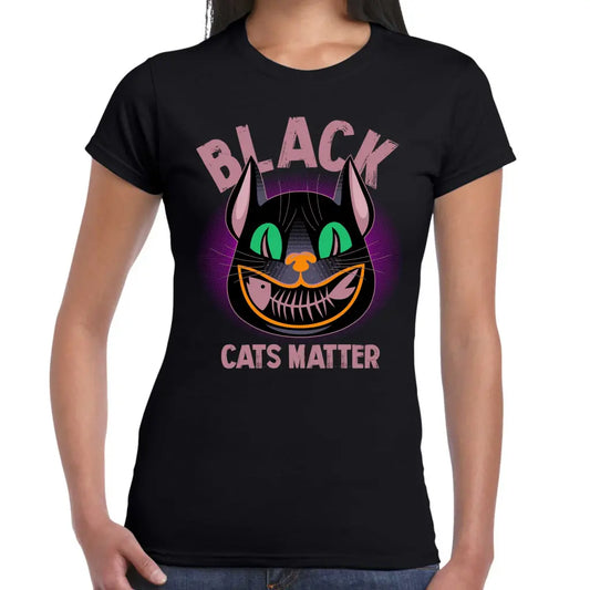 Black Cats Matter Ladies T-shirt - Tshirtpark.com