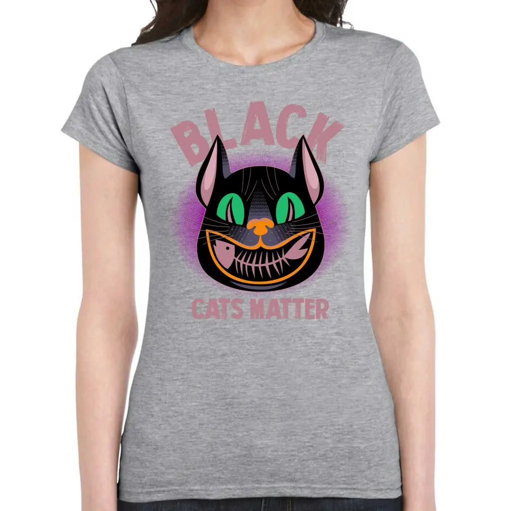 Black Cats Matter Ladies T-shirt - Tshirtpark.com