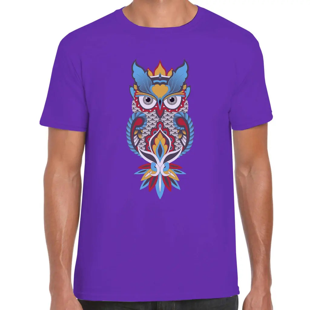 Blue Owl T-Shirt - Tshirtpark.com