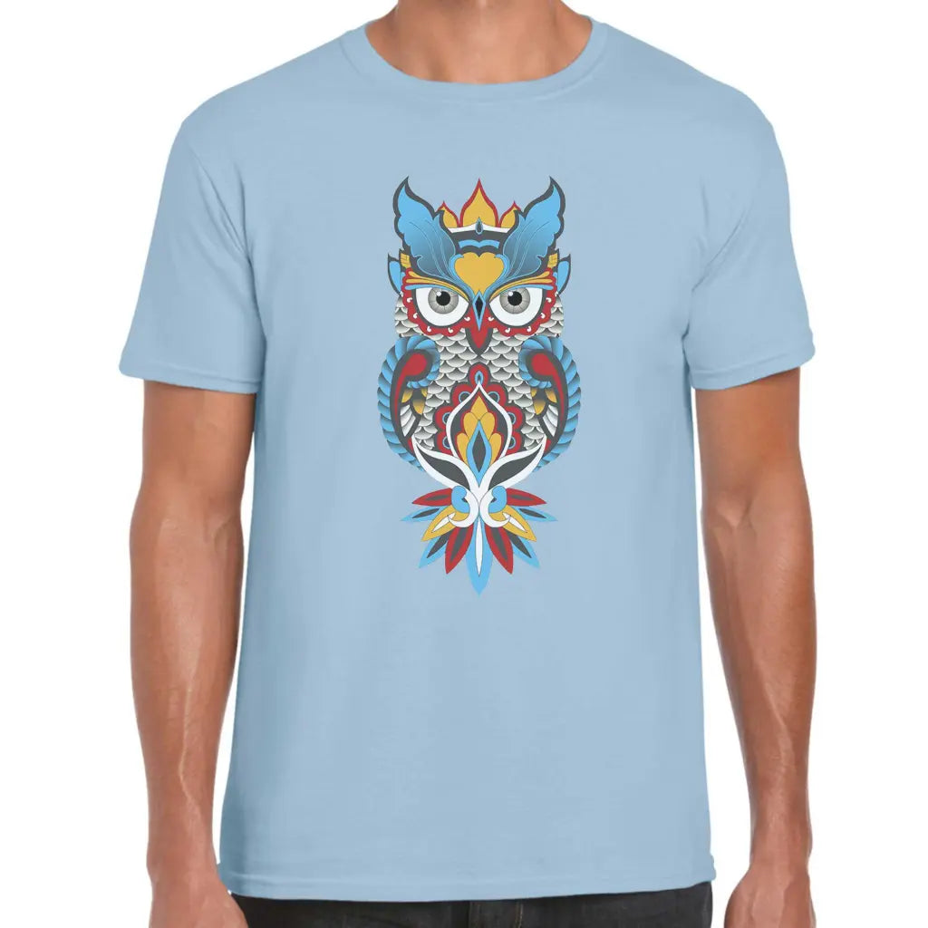 Blue Owl T-Shirt - Tshirtpark.com