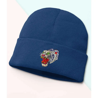 Blue Tiger Beanie - Tshirtpark.com