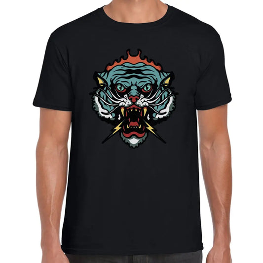 Blue Tiger Tattoo T-Shirt - Tshirtpark.com