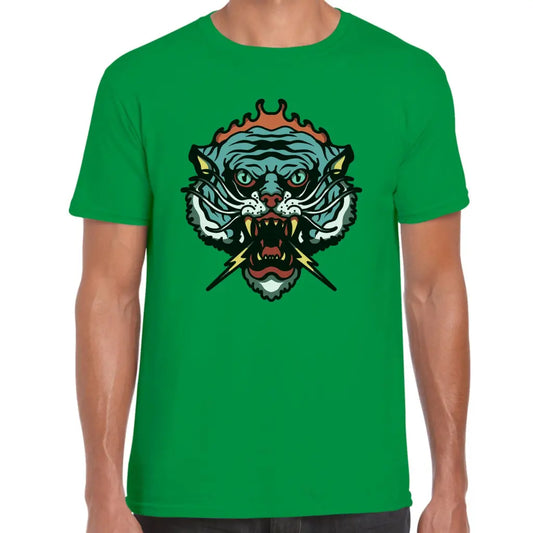 Blue Tiger Tattoo T-Shirt - Tshirtpark.com