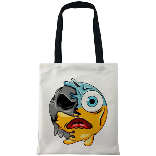 Blue Yellow Shock Smile Bags - Tshirtpark.com