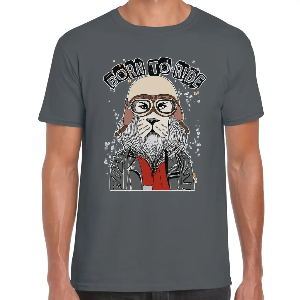 Born To Ride Lion T-Shirt - Tshirtpark.com