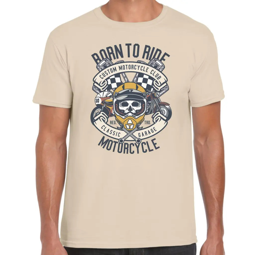 Born To Ride Skull T-Shirt - Tshirtpark.com