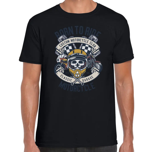 Born To Ride Skull T-Shirt - Tshirtpark.com