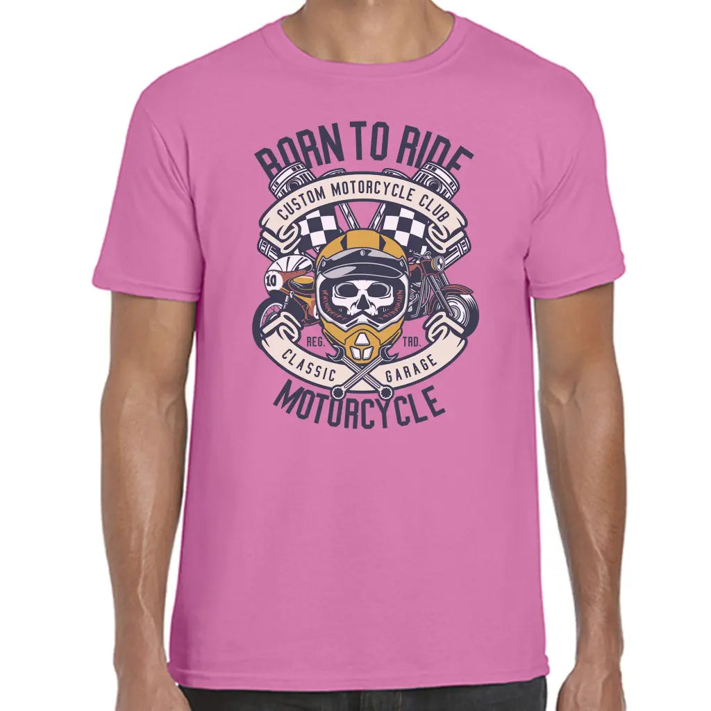 Born To Ride Skull T-Shirt - Tshirtpark.com