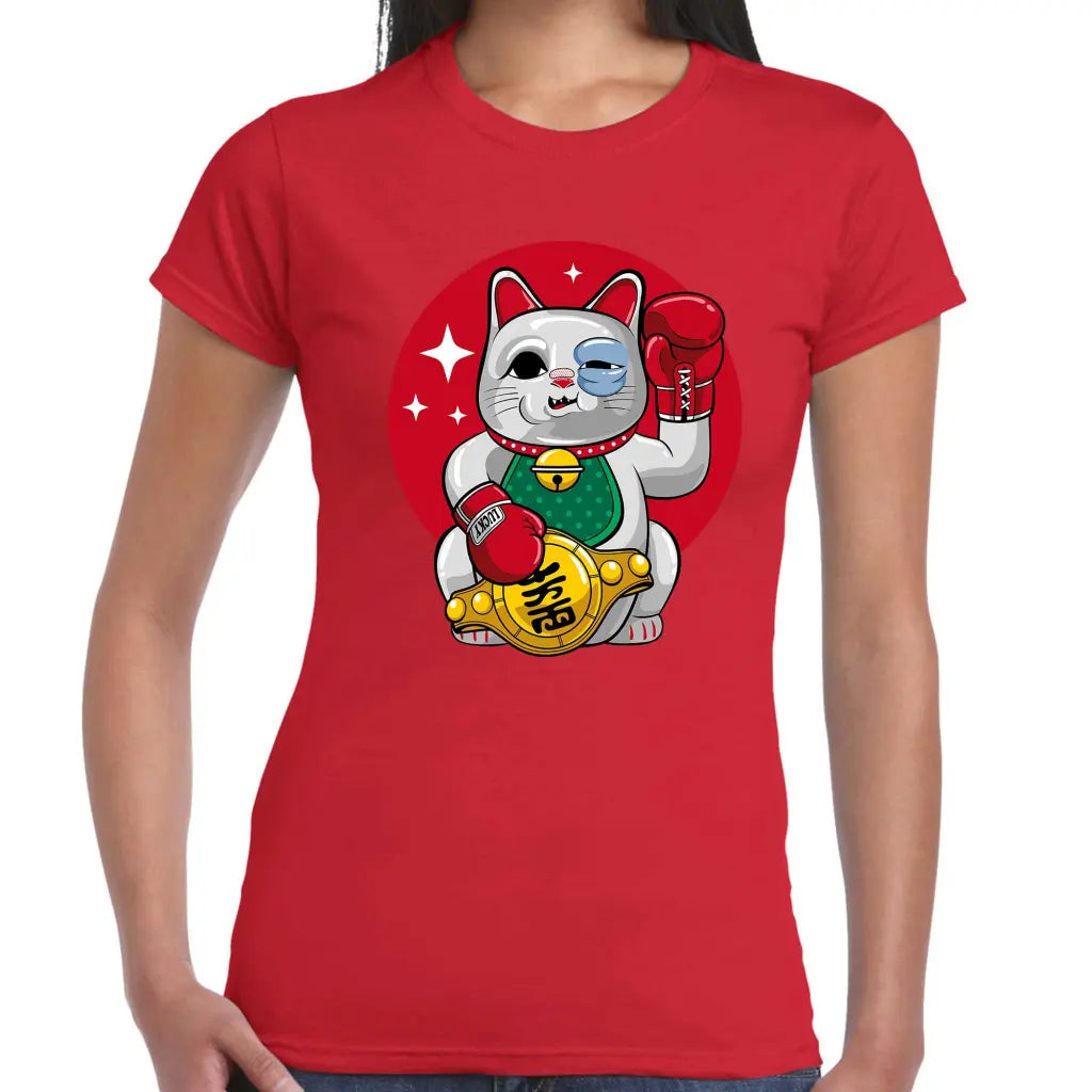 Boxer Cat Ladies T-shirt - Tshirtpark.com