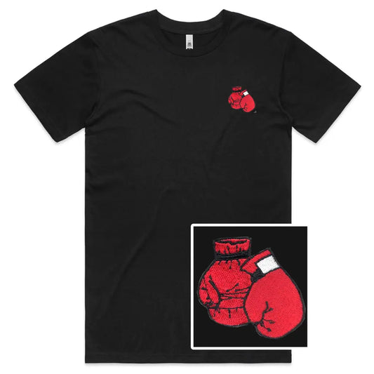 Boxing Gloves Embroidered T-Shirt - Tshirtpark.com