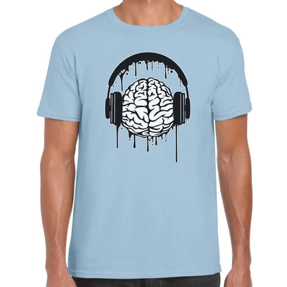Brain Headphones T-Shirt - Tshirtpark.com