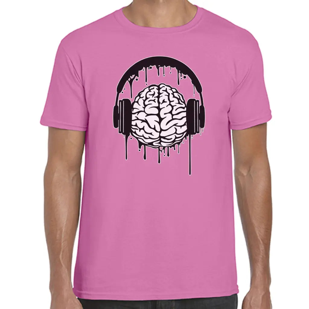 Brain Headphones T-Shirt - Tshirtpark.com