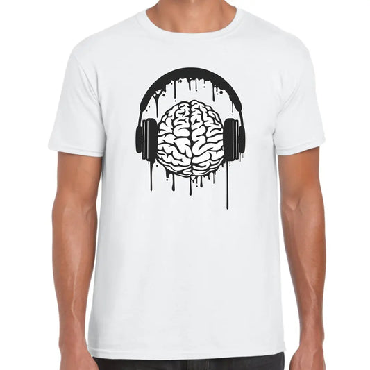 Brain Headphones T-Shirt - Tshirtpark.com