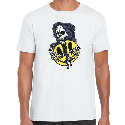 Broken Smiley Skull T-Shirt - Tshirtpark.com
