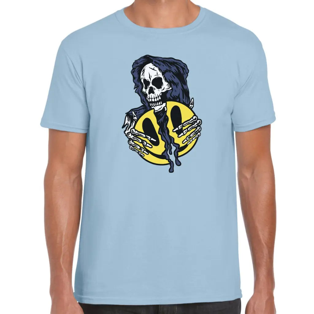 Broken Smiley Skull T-Shirt - Tshirtpark.com