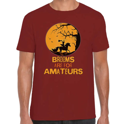 Brooms Are For Amateurs T-Shirt - Tshirtpark.com