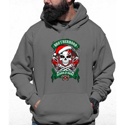 Brother Skeleton Santa Colour Hoodie - Tshirtpark.com