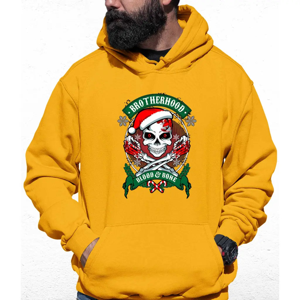 Brother Skeleton Santa Colour Hoodie - Tshirtpark.com