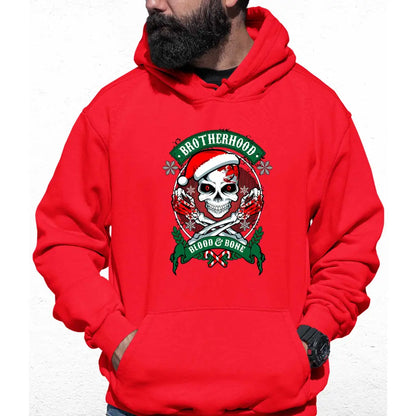 Brother Skeleton Santa Colour Hoodie - Tshirtpark.com