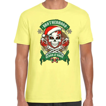 Brotherhood Skeleton Santa T-Shirt - Tshirtpark.com