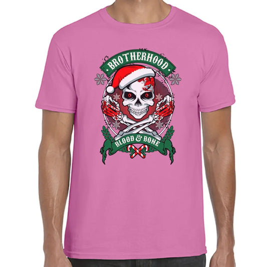 Brotherhood Skeleton Santa T-Shirt - Tshirtpark.com