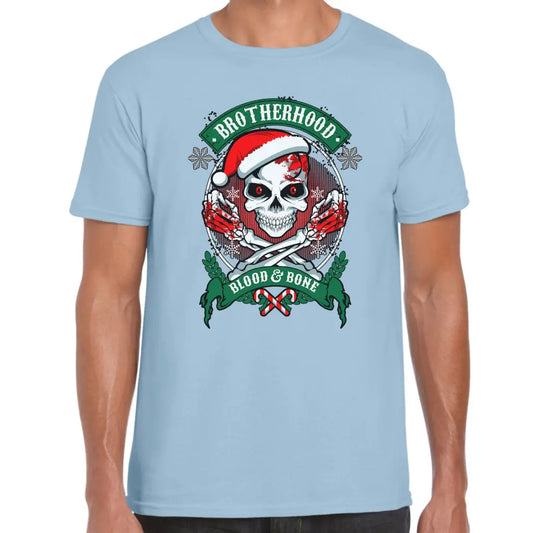 Brotherhood Skeleton Santa T-Shirt - Tshirtpark.com