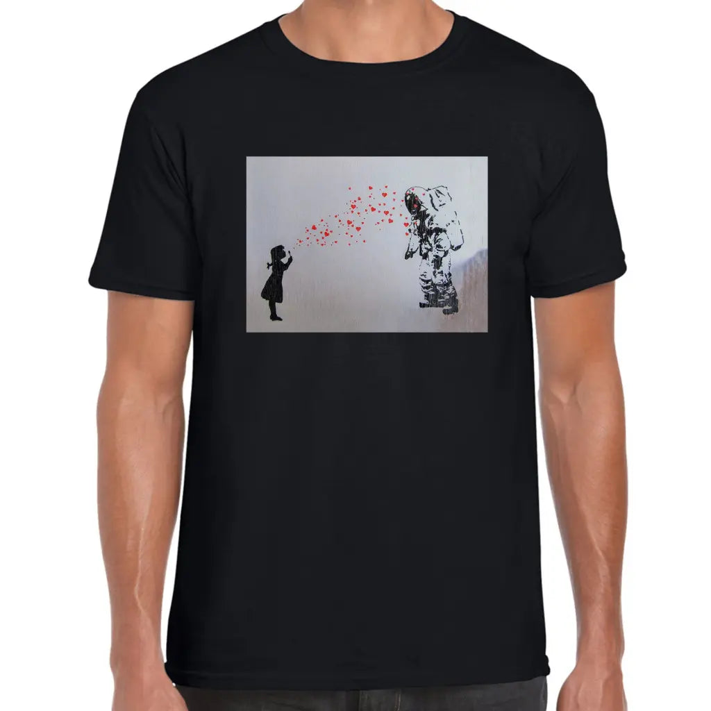 Bubble Love Banksy T-Shirt - Tshirtpark.com