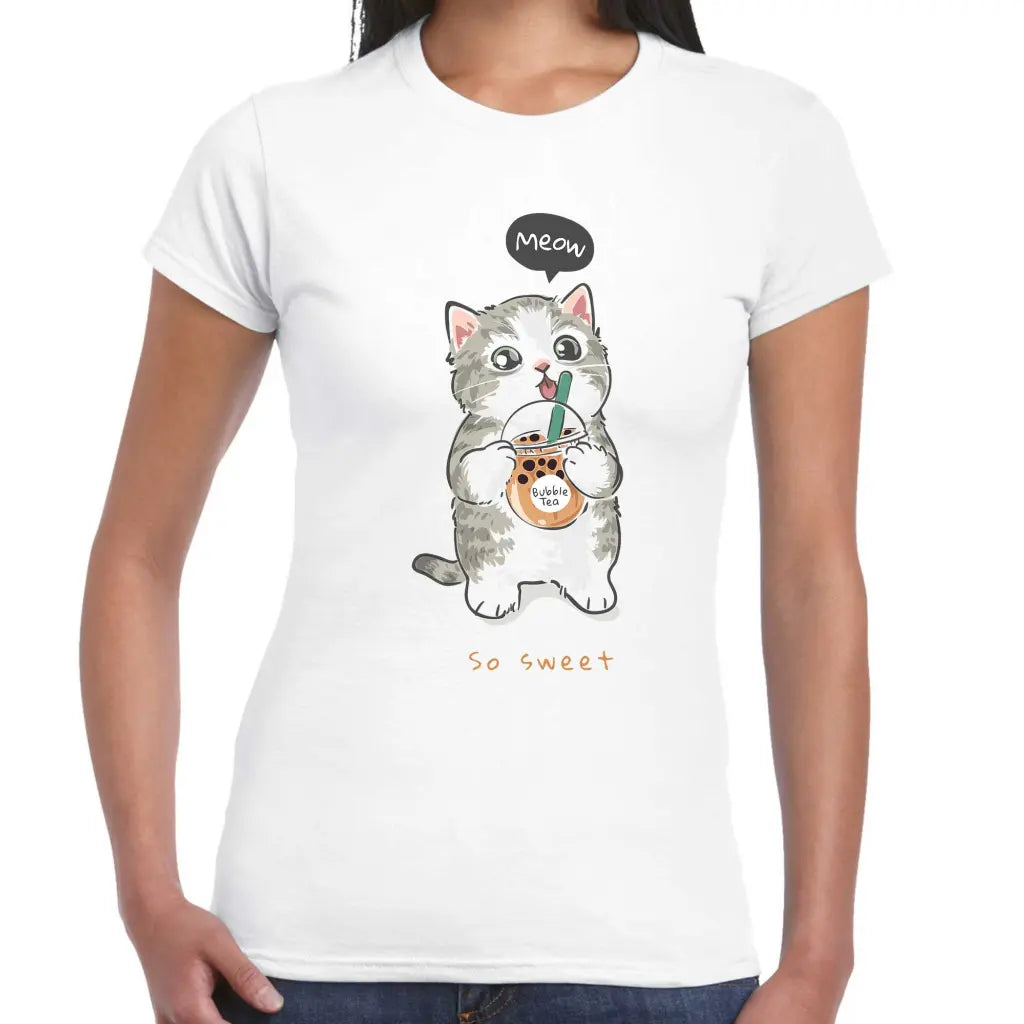 Bubble Tea Cat Ladies T-shirt - Tshirtpark.com