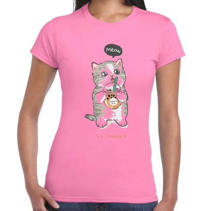 Bubble Tea Cat Ladies T-shirt - Tshirtpark.com