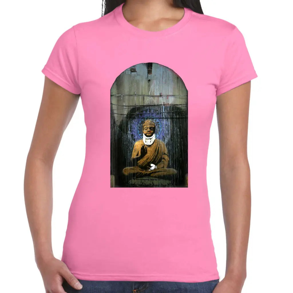 Buddha Ladies Banksy T-Shirt - Tshirtpark.com