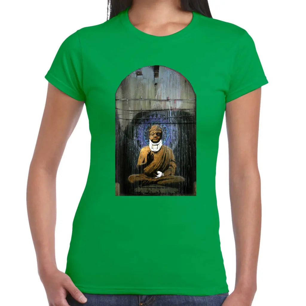 Buddha Ladies Banksy T-Shirt - Tshirtpark.com